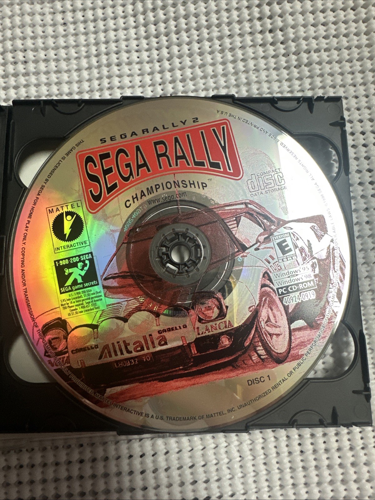 Sega Rally 2 Championship 1998 Windows 95/98 2 Discs PC Game