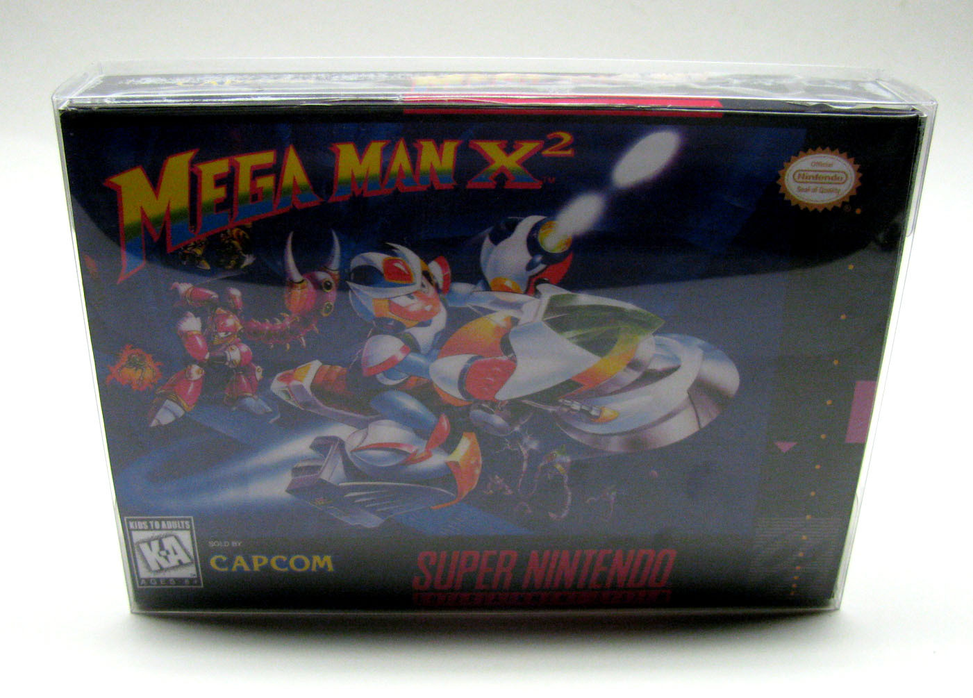 1x SUPER NINTENDO SNES CIB – CLEAR PLASTIC PROTECTIVE BOX PROTECTOR SLEEVE CASE