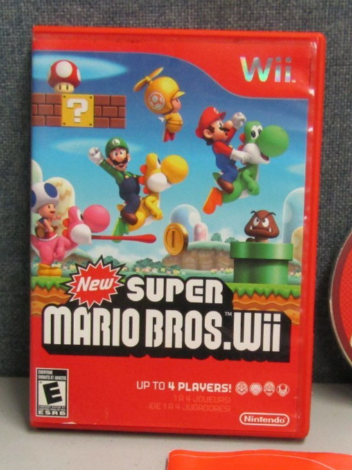 New Super Mario Bros. Wii (Nintendo Wii, 2009) with Manual – Tested Working