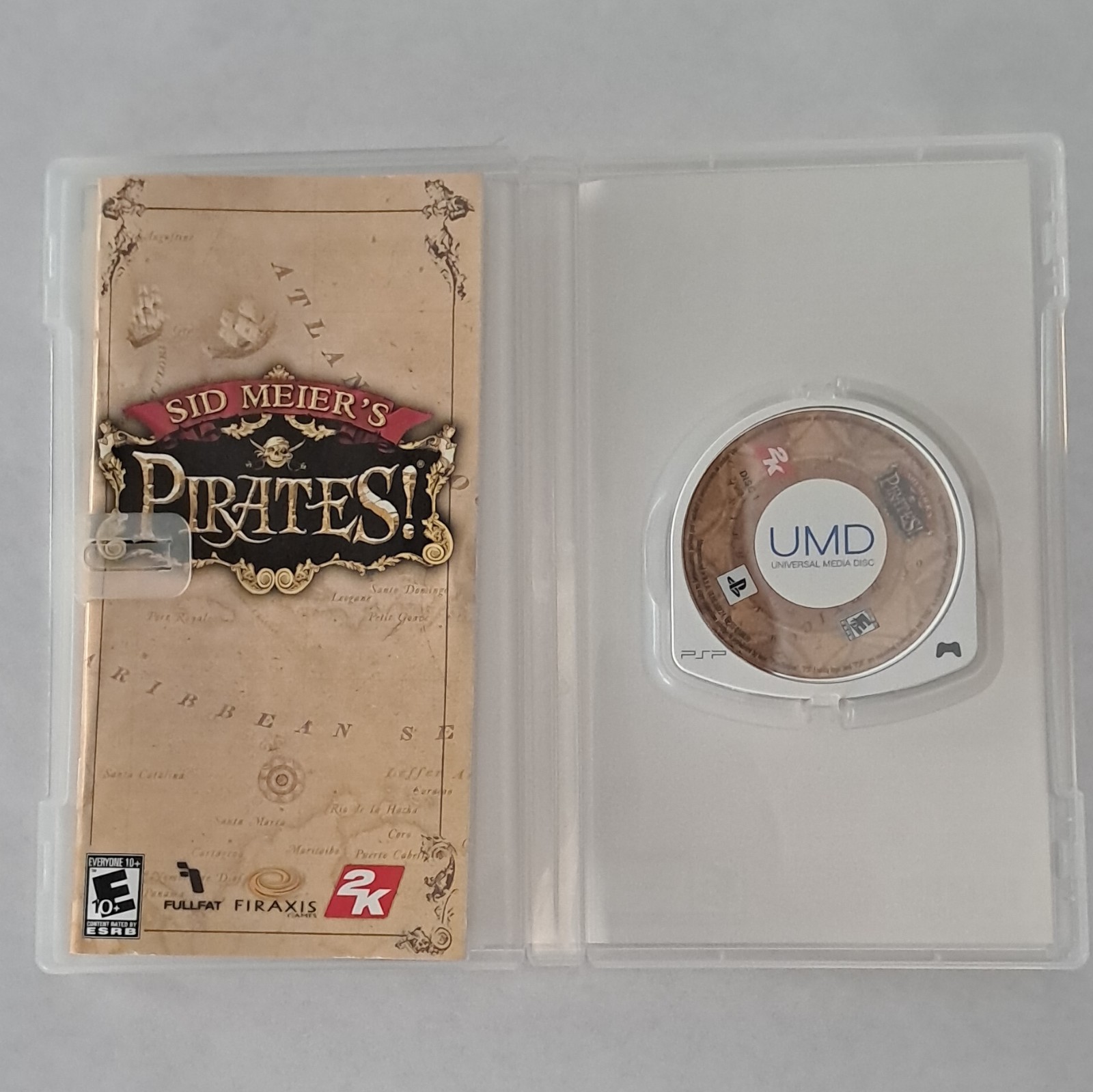 2K Games Sid Meier’s Pirates! PSP E10+ NTSC-U/C w/ Case Manual