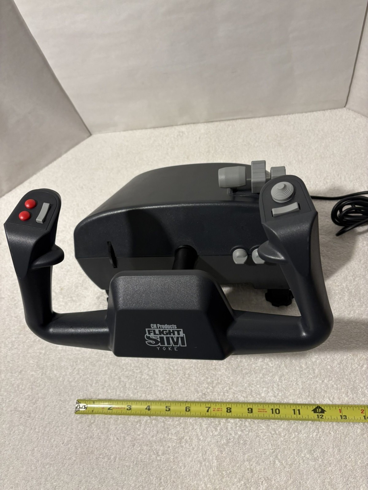 CH PRODUCTS FLIGHT SIM YOKE Flying Simulator Controller for Computer Untested