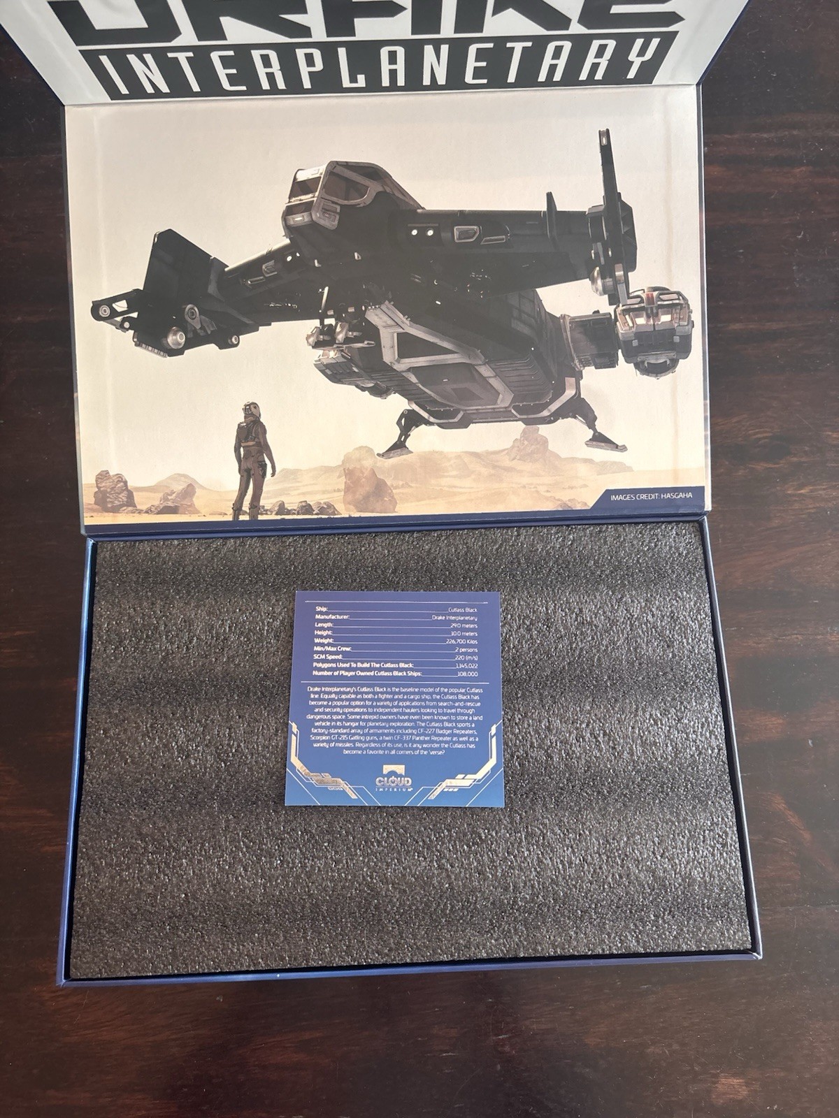 Star Citizen Drake Cutlass Black Model Ship