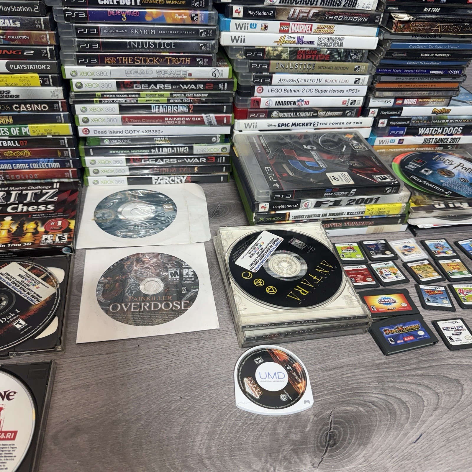 125+ Video Game Bulk Lot – Untested/As-Is – PS2, PS3, Xbox 360, Wii, Sega, 3DS