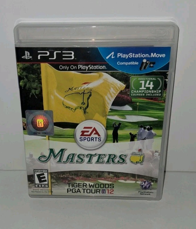 Tiger Woods PGA Tour 12 The Masters – PS3 Complete w/Manual & Inserts -EA Sports