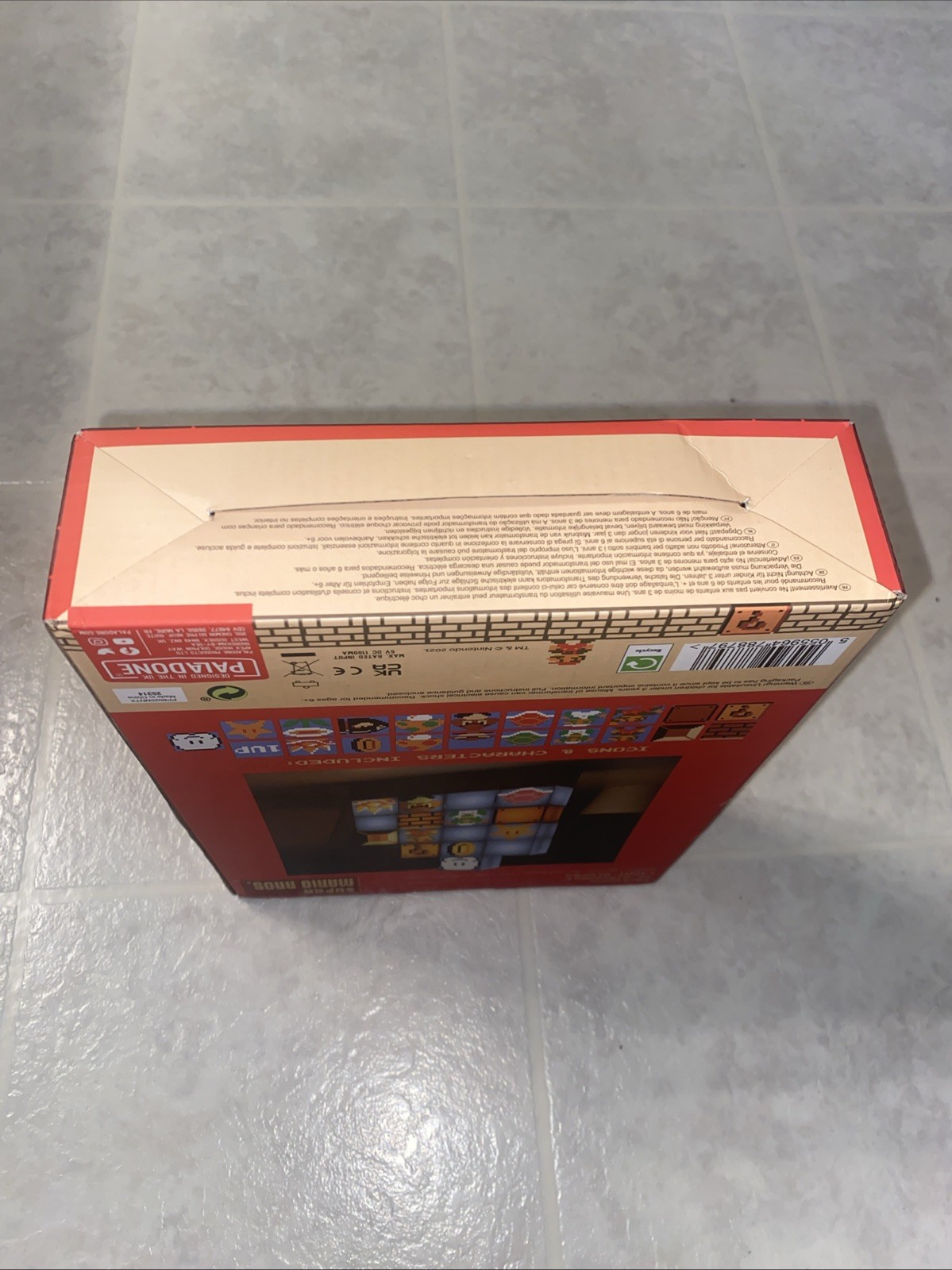 PALA DONE Super Mario Bros Build a Level Light 16 light blocks included 21 icons