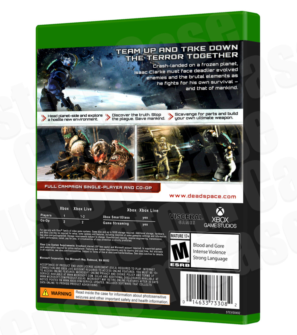 Dead Space 3 (Xbox One Case w/ Game) Read Description
