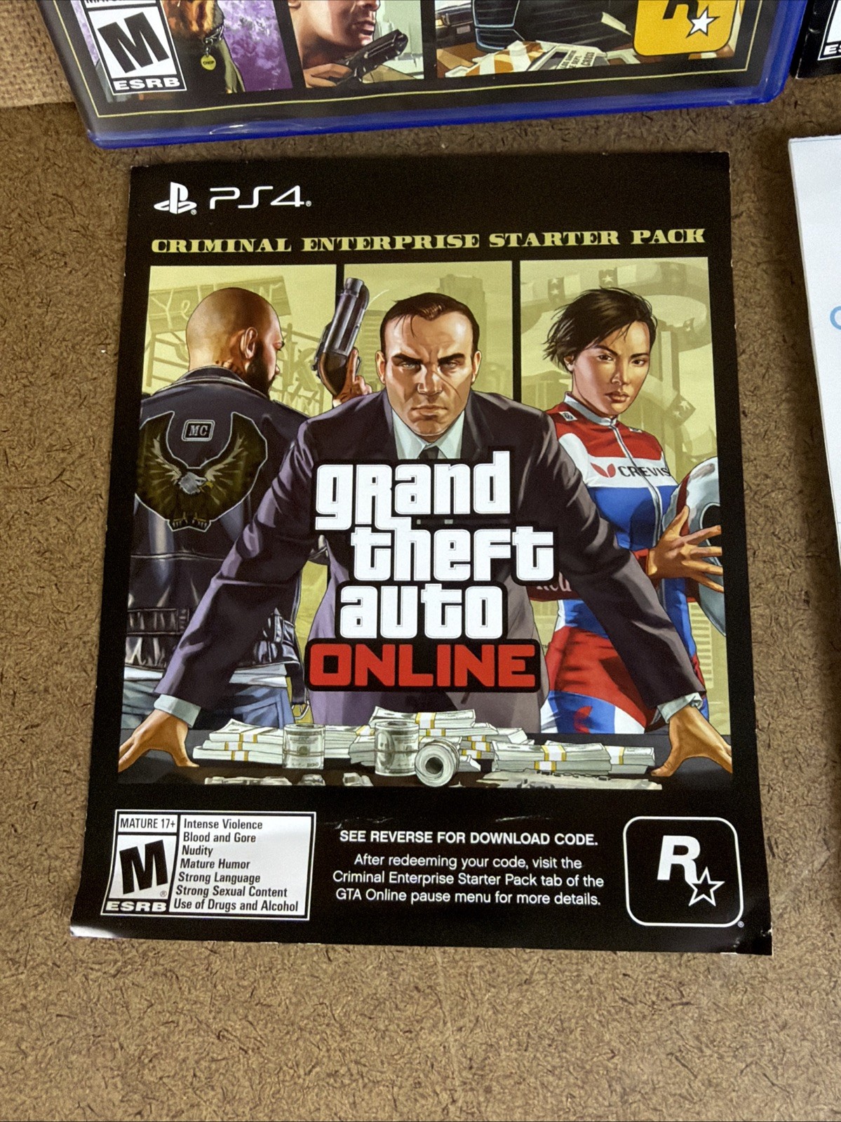 Grand Theft Auto V 5 – Premium Edition – PS4 – Complete w/ Map USED Tested CIB!