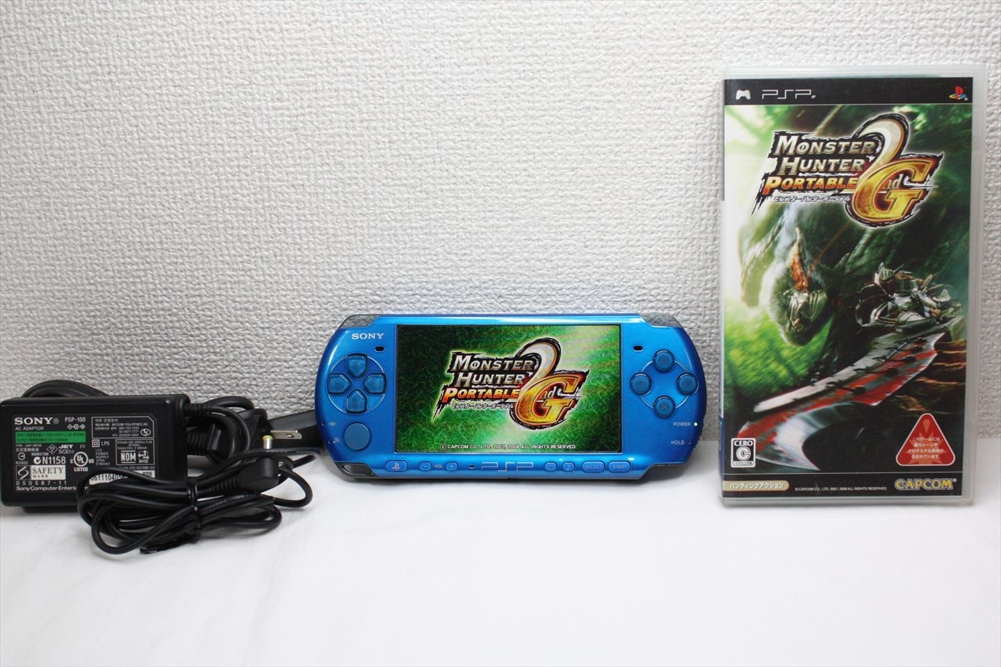 Sony PSP 3000 VIBRANT BLUE Region Free PlayStation Porta Japanese version #534
