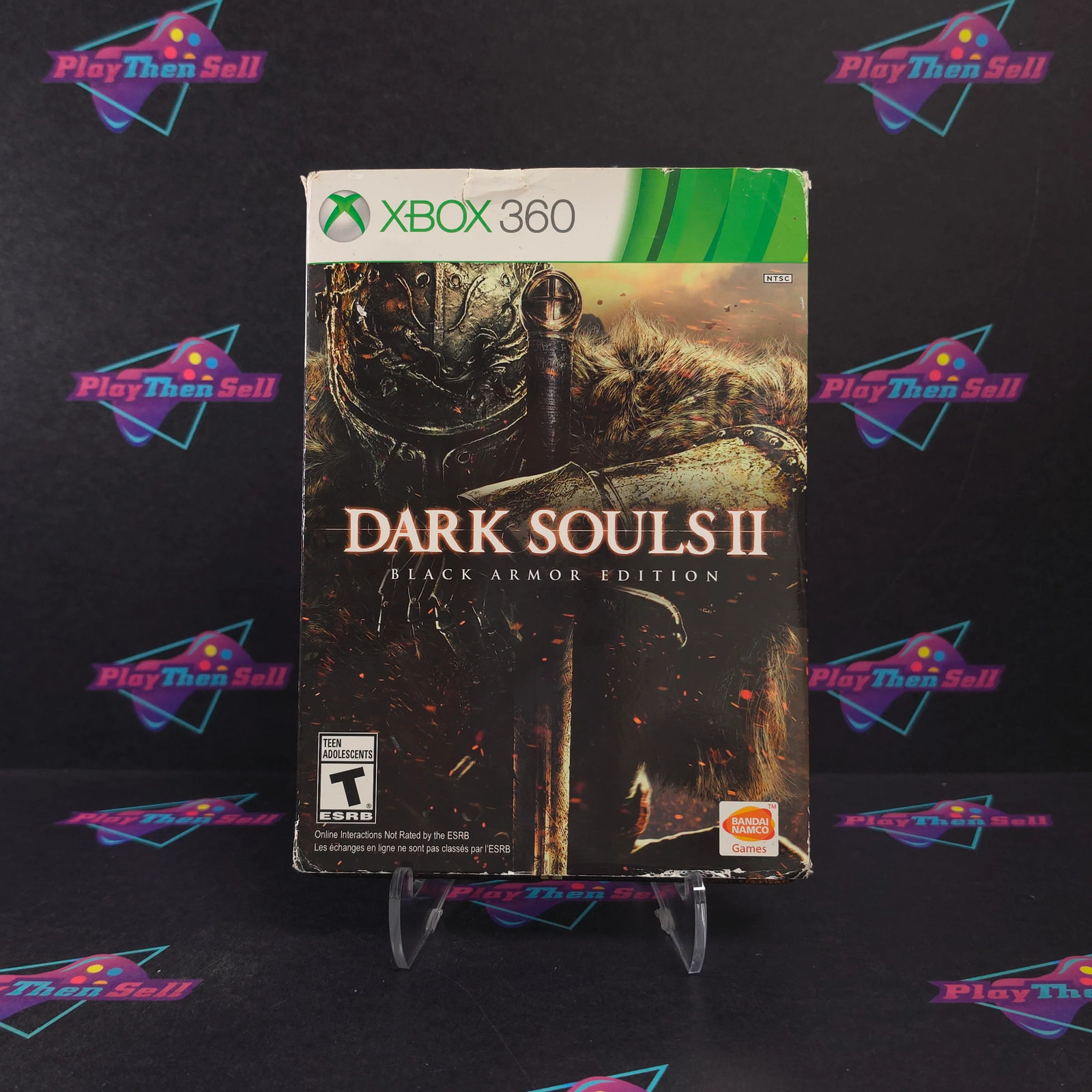 Dark Souls II (2) Black Armor Edition Xbox 360 Sleeve/CD Complete – Very Good