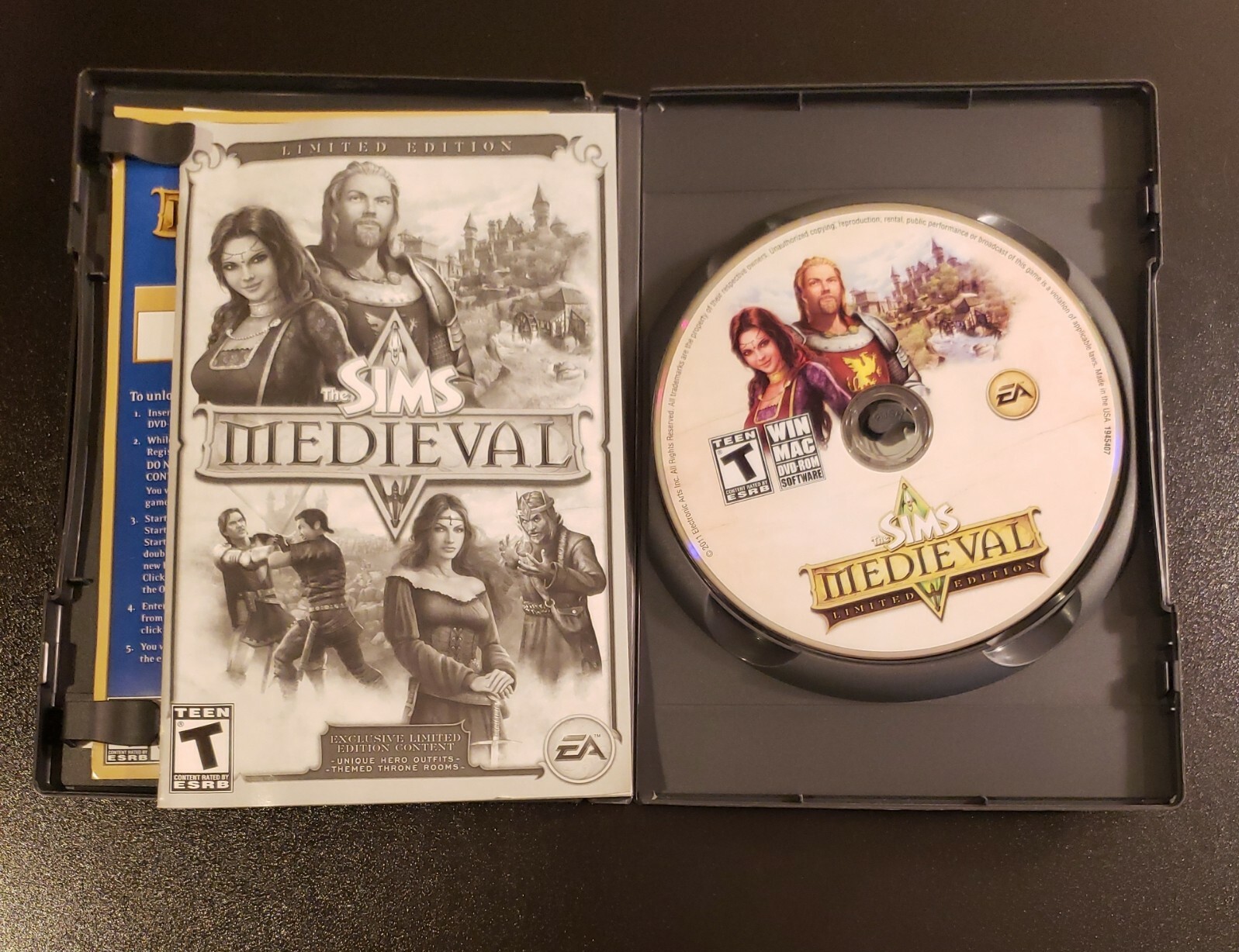The Sims Medieval Limited Edition PC DVD-ROM Game WIN/MAC EA with Serial CD Key