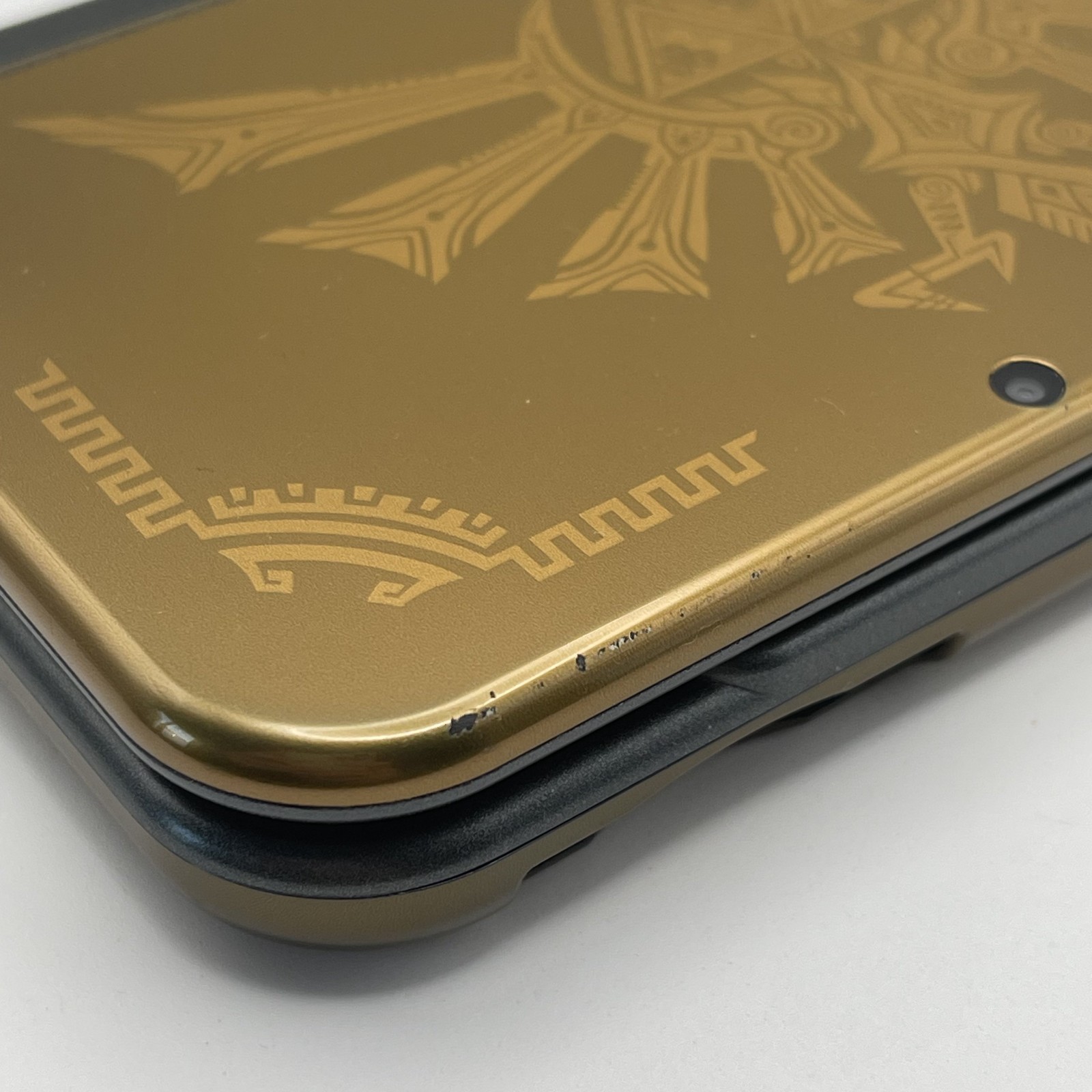 Nintendo New 3DS XL Hyrule Edition Gold Handheld System- CIB- Bottom IPS?
