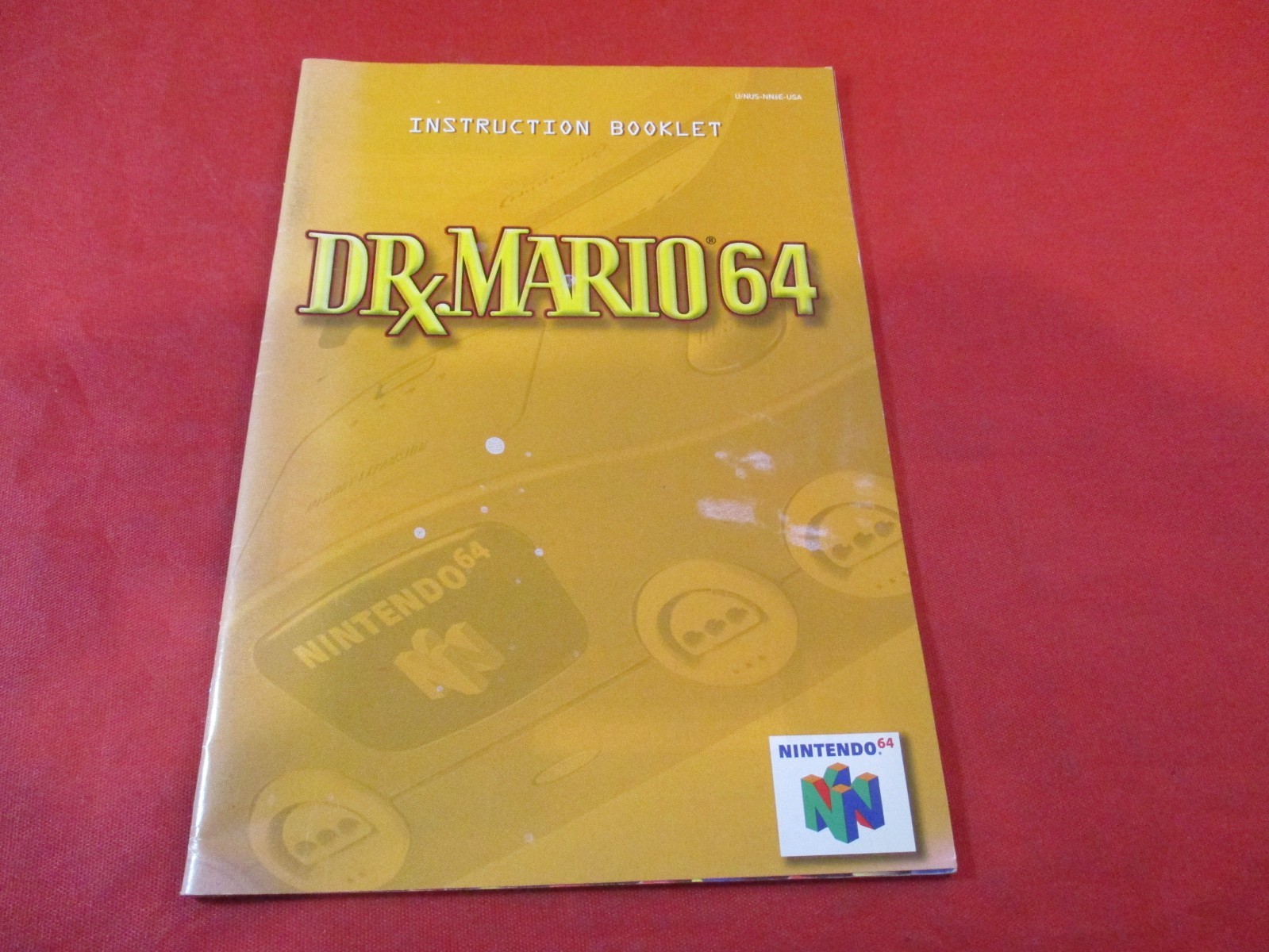 Dr. Mario Nintendo 64 N64 Instruction Manual Booklet ONLY #L