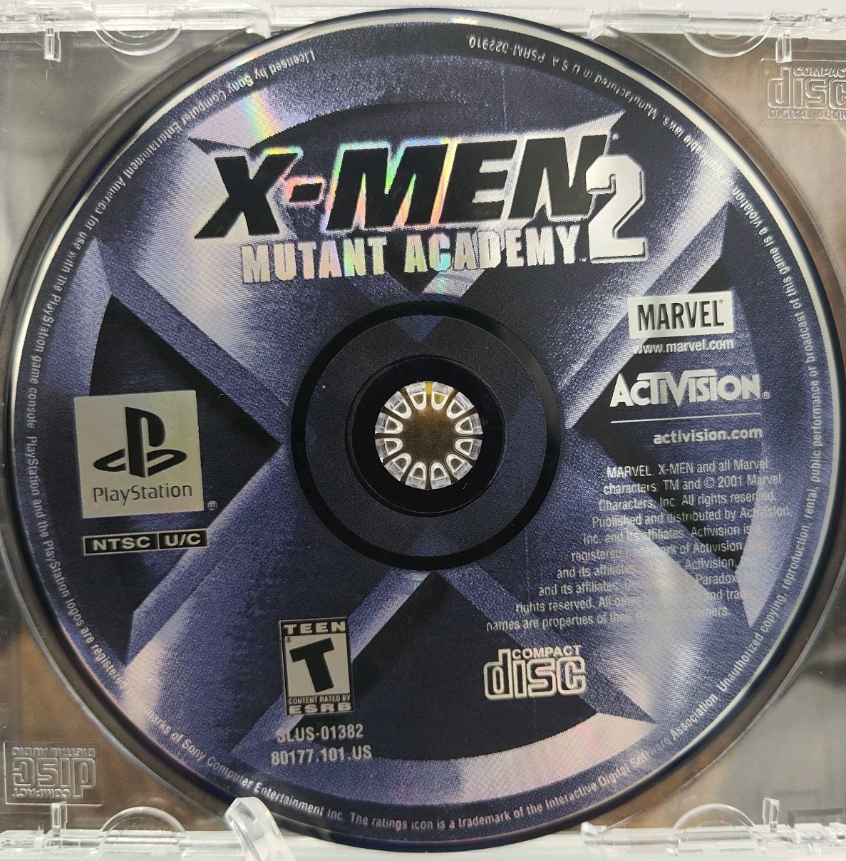 X-Men: Mutant Academy 2 (Sony PlayStation 1 PS1, 2001) CIB + Case Protector VGC
