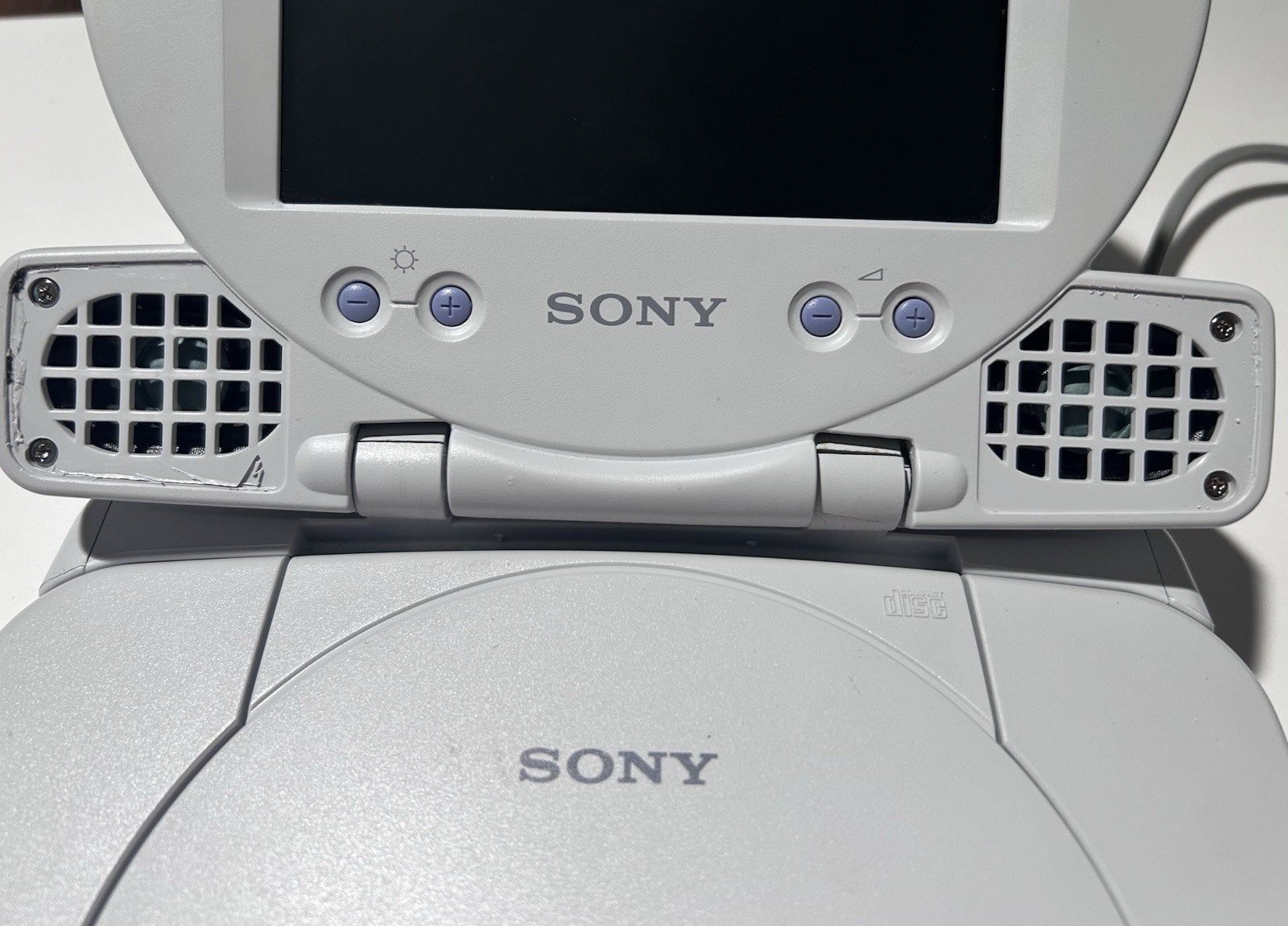 Sony PSone Console Bundle w/ LCD Screen Fully Tested! (Please Read Description)