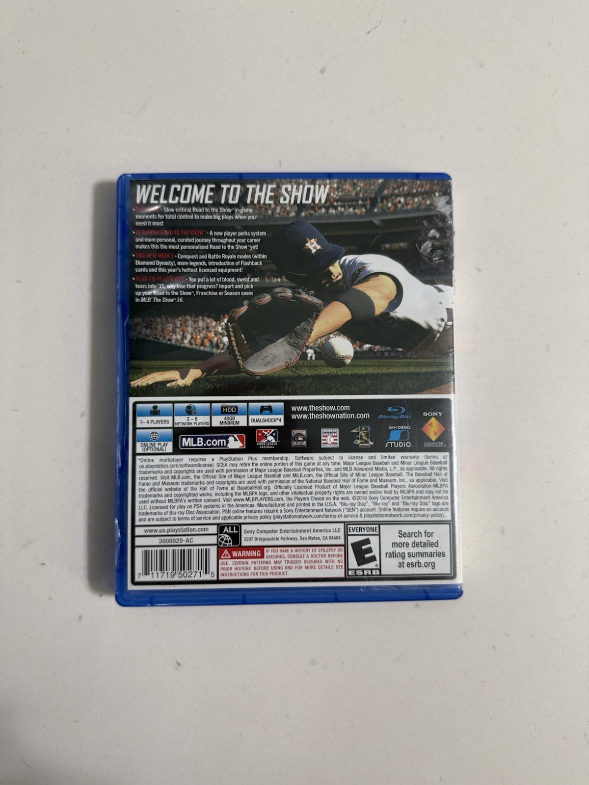MLB: The Show 16 (Sony PlayStation 4, 2016)