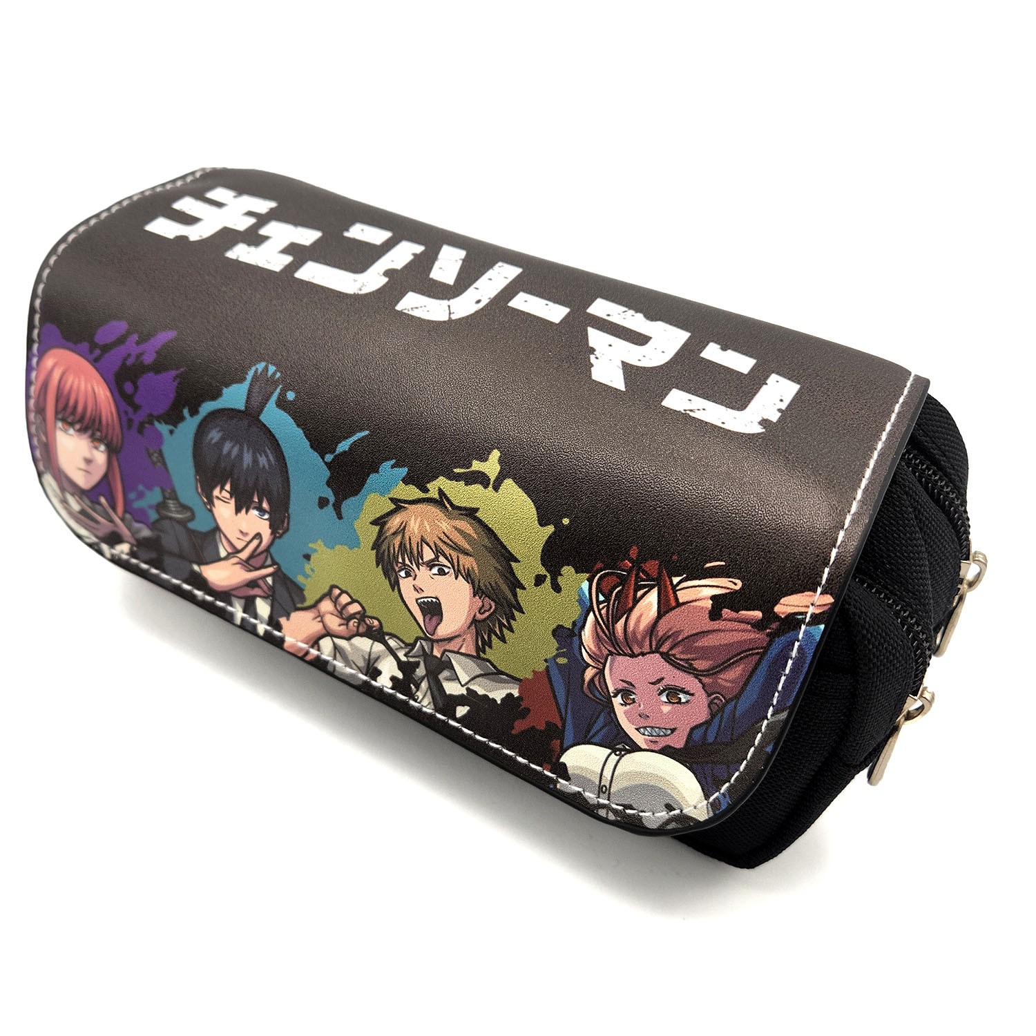 Chainsaw Man Clutch Wallet – DEVIL HUNTERS New (Anime Pencil Case Travel Bag)