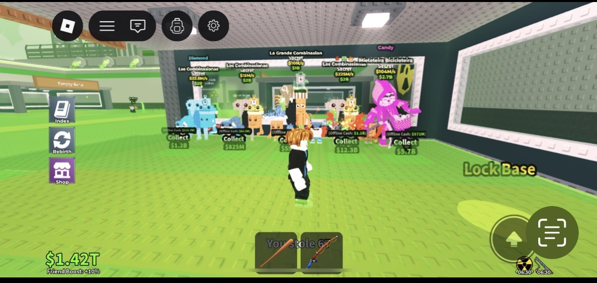 Steal A Brainrot and plants vs brainrotsSelling On Roblox BARGON and dm
