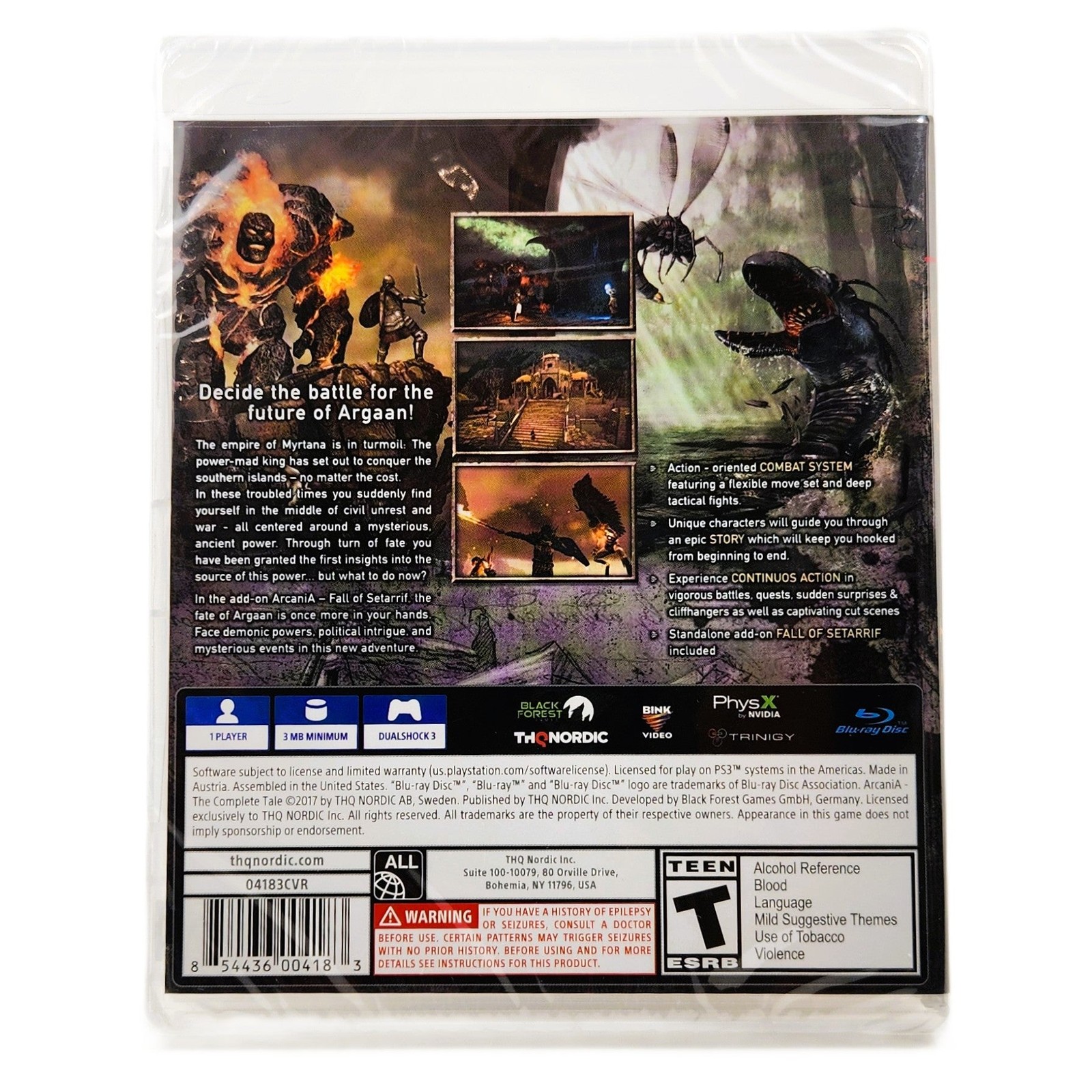 Arcania: The Complete Tale – PlayStation 3, PS3 (Brand New. Sealed)