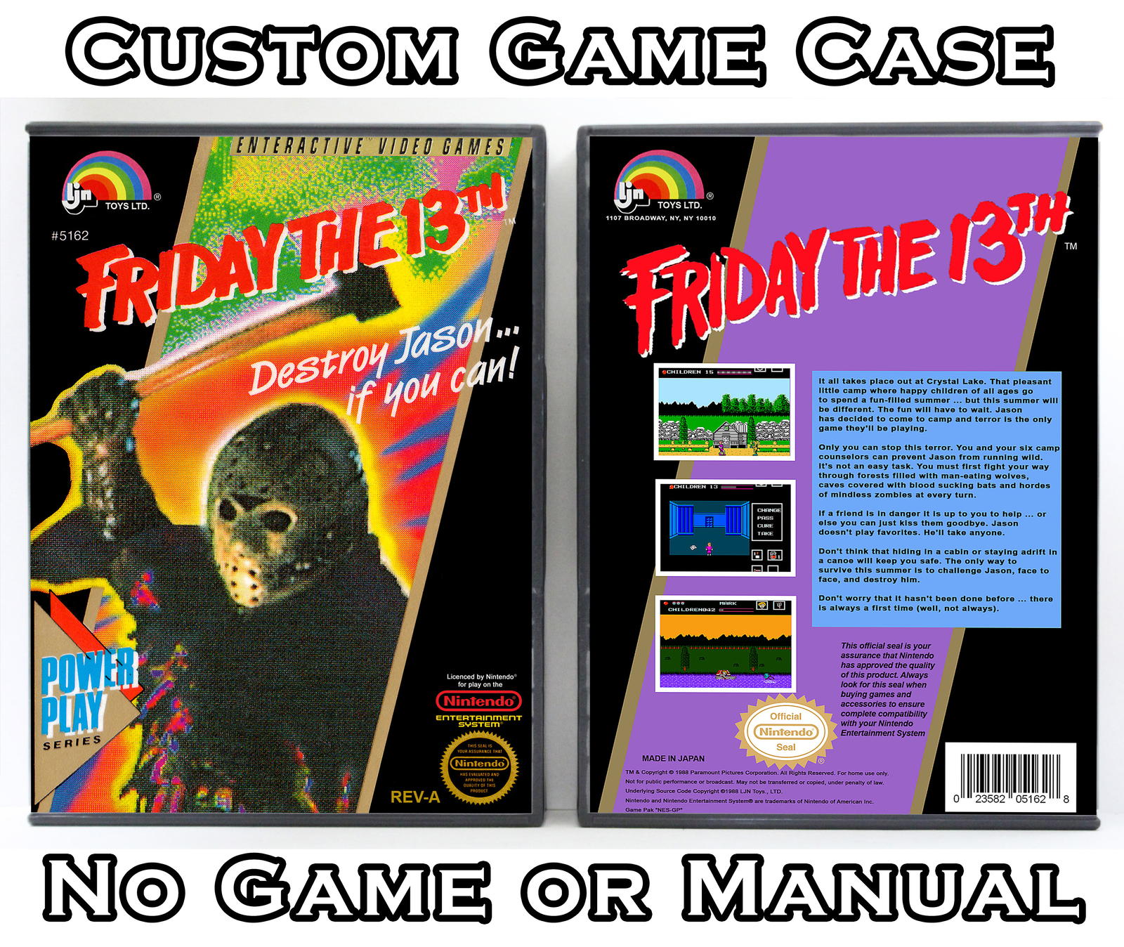 Friday the 13th – Nintendo NES Custom Case *NO GAME*