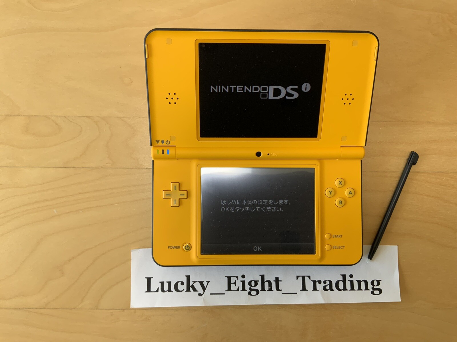 Nintendo DSi XL LL Yellow Console Stylus Japanese ver [H]