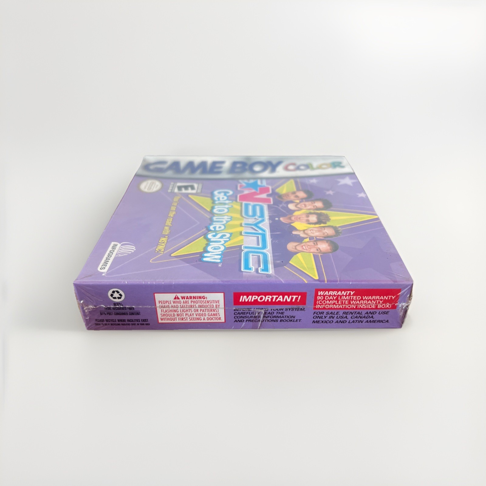 NSYNC: Get to the Show – Nintendo Game Boy Color, 2001, Brand New, Sealed!