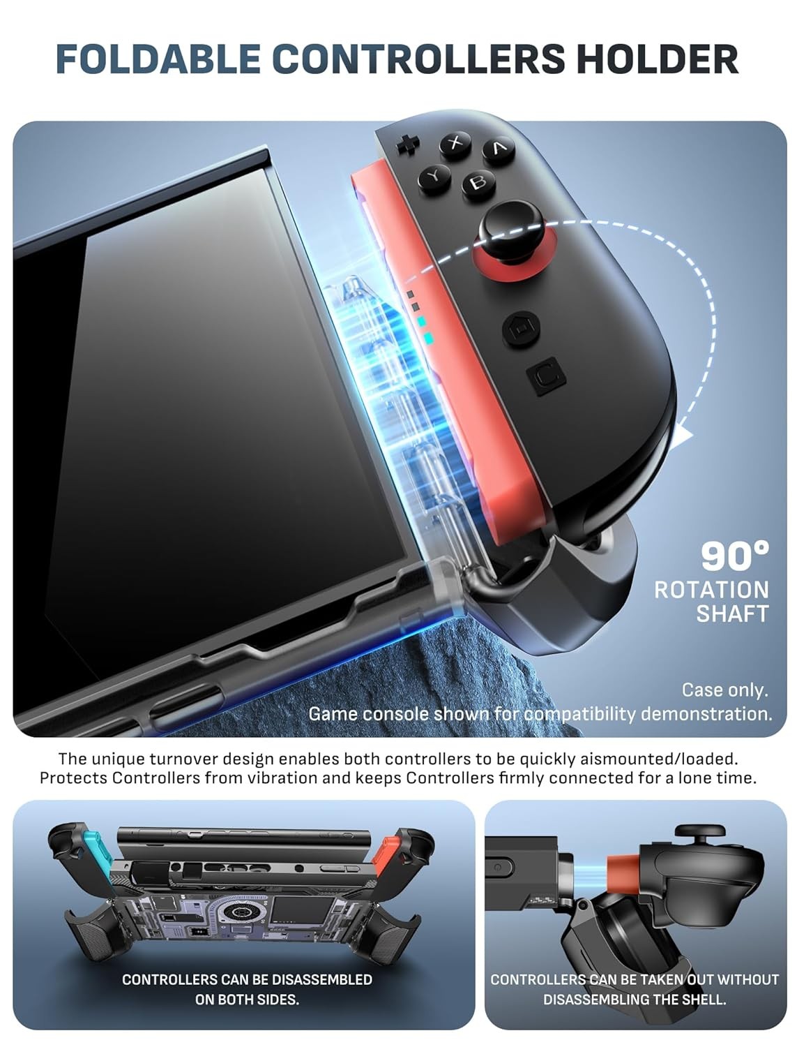 Mumba For Nintendo Switch 2 Dockable Case +HD Screen +Carrying Case +JoyCon Case