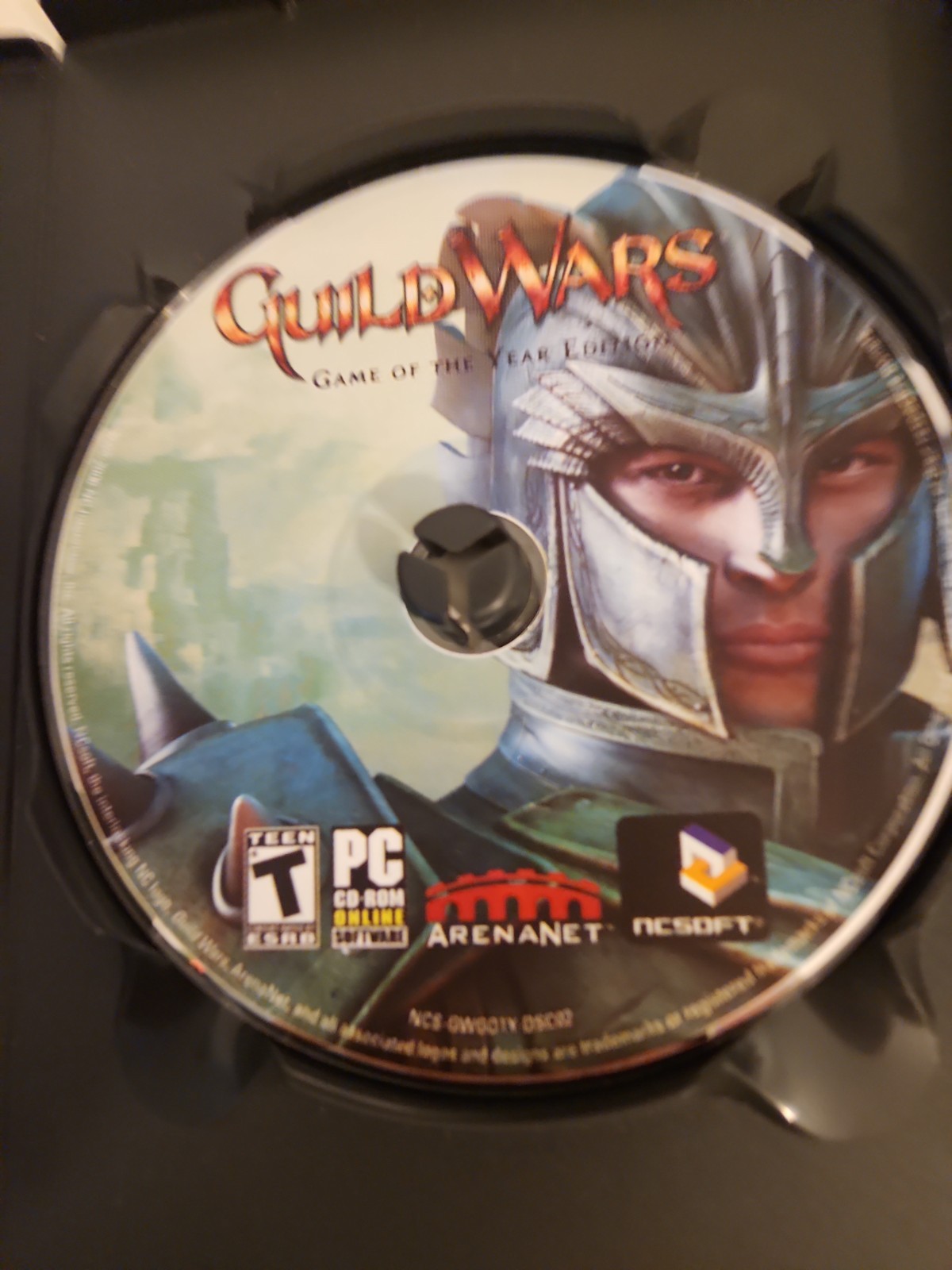 VTG – GUILD WARS – GAME OF THE YEAR EDITION – PC Game W/Manual & 2 Discs – CIB