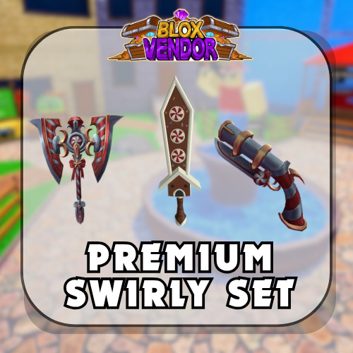 Murder Mystery 2 MM2 | PREMIUM SWIRLY SET | Godly Knifes and Guns