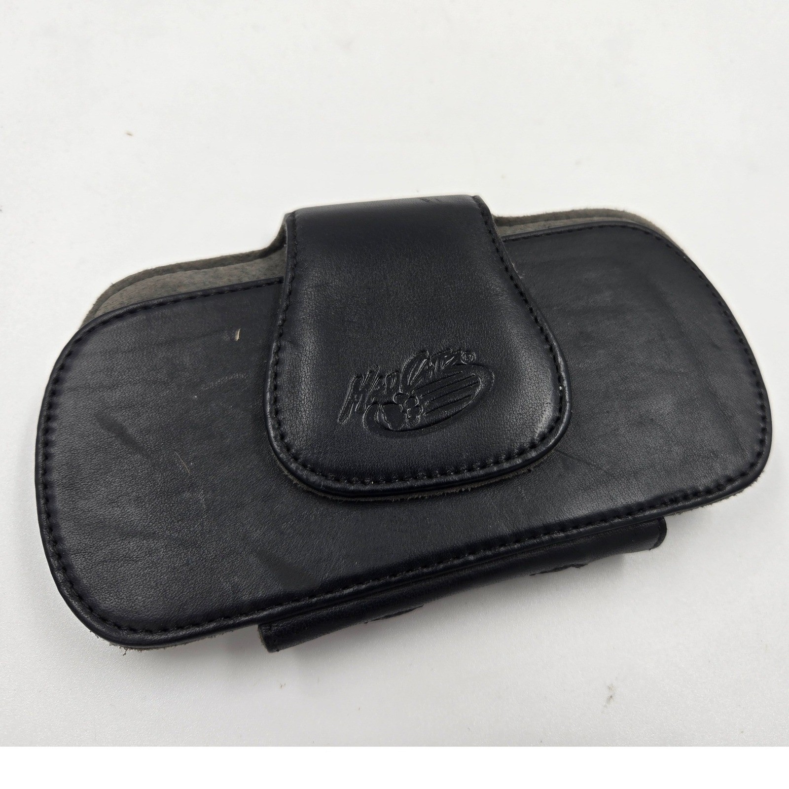 MAD CATZ – MOV-08770 – PSP Leather Case Pouch Black Vintage