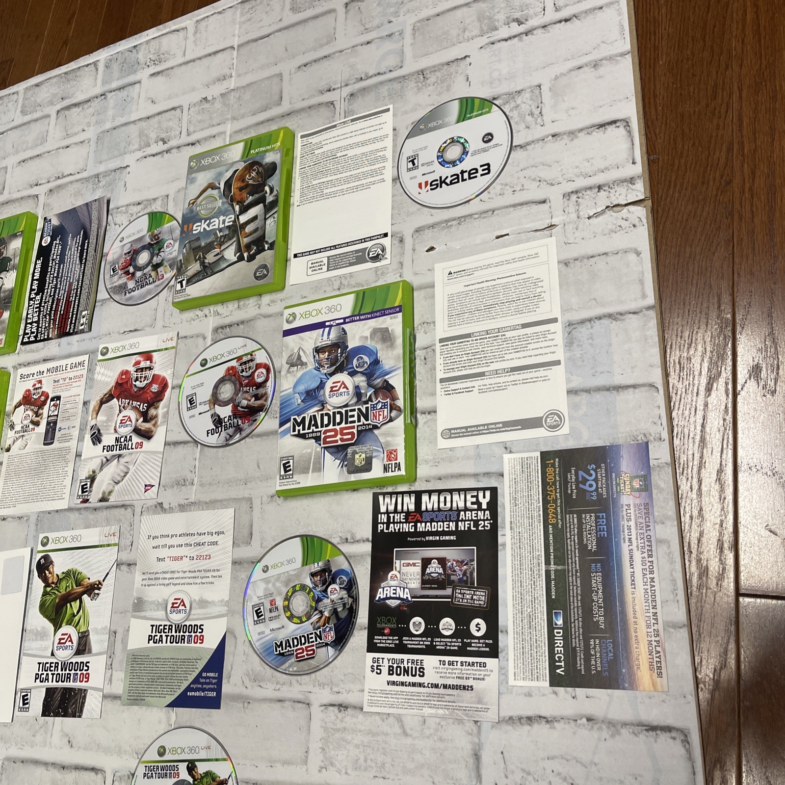MICROSOFT Xbox 360 Video Game Lot of 5 Games ALL TESTED & IN VERY GOOD CONDITION