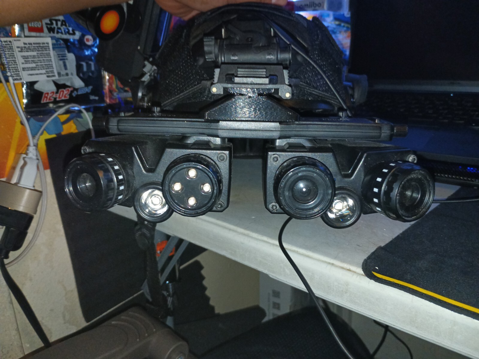 (3D Bro) Call of Duty MW2019 Night Vision Goggle Helmet Adapter [Dark Edition]