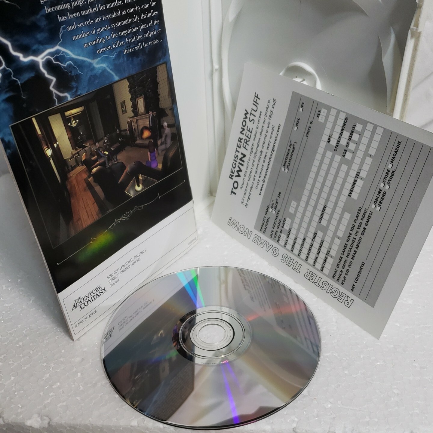 Agatha Christie: And Then There Were None – Nintendo Wii Game video good disc r