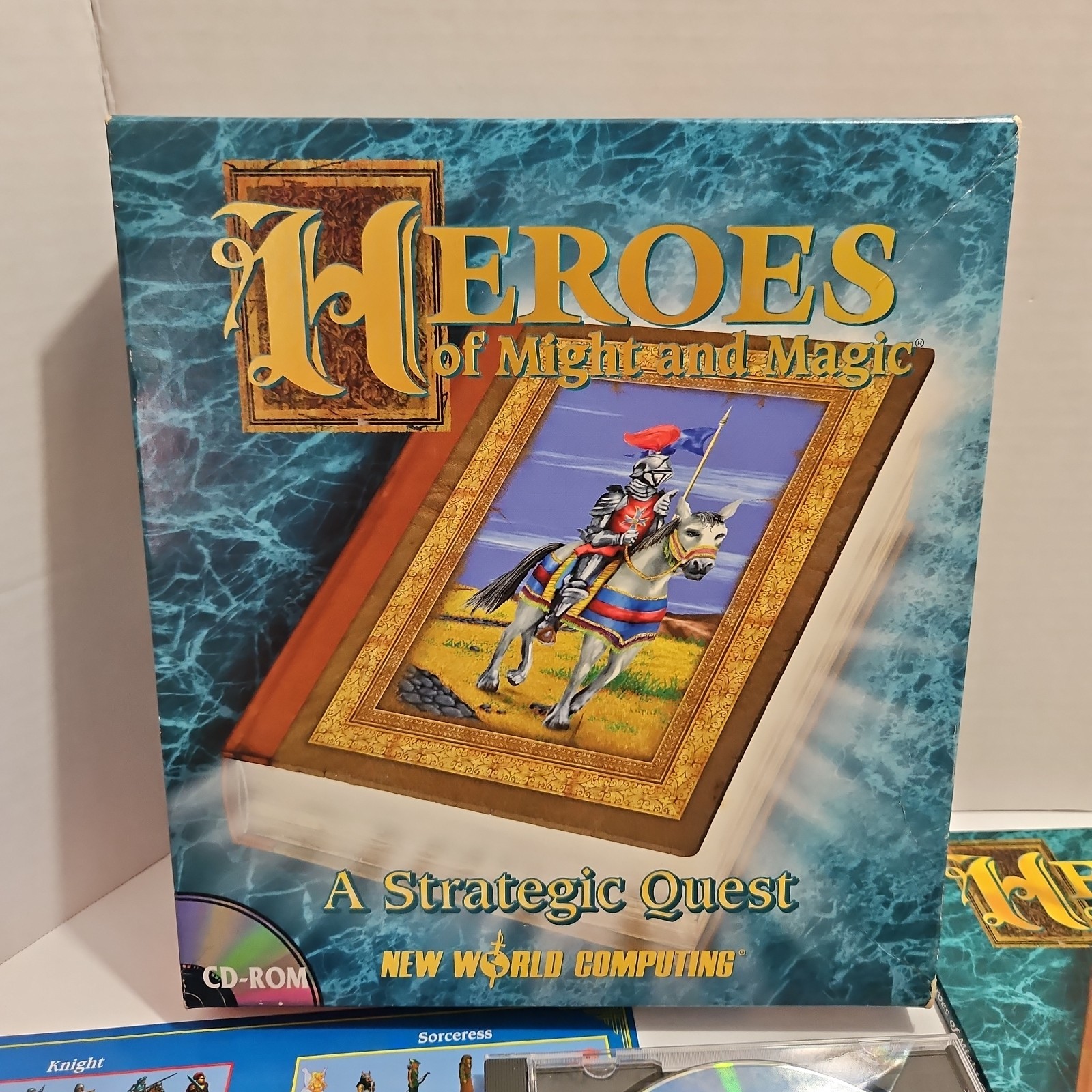 New World Computing Heroes of Might and Magic PC Big Box 1995 Complete