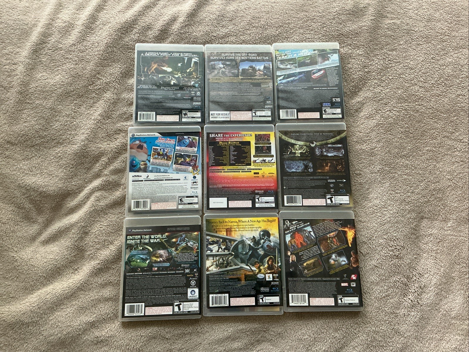 9 Complete Playstation Three Games In Excellent Condition See Pics *Untested*