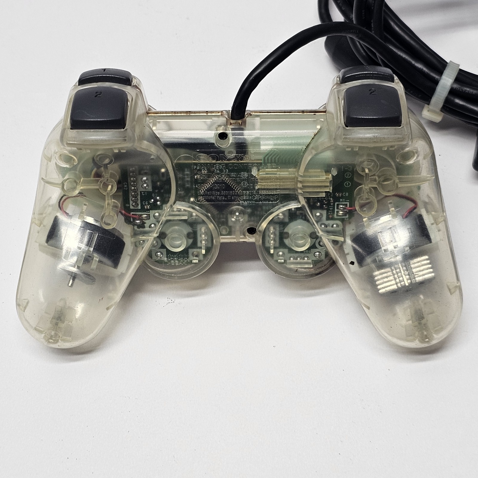 Sony Playstation PS1 Clear Translucent Controller OEM SCPH-10010 UNTESTED AS IS