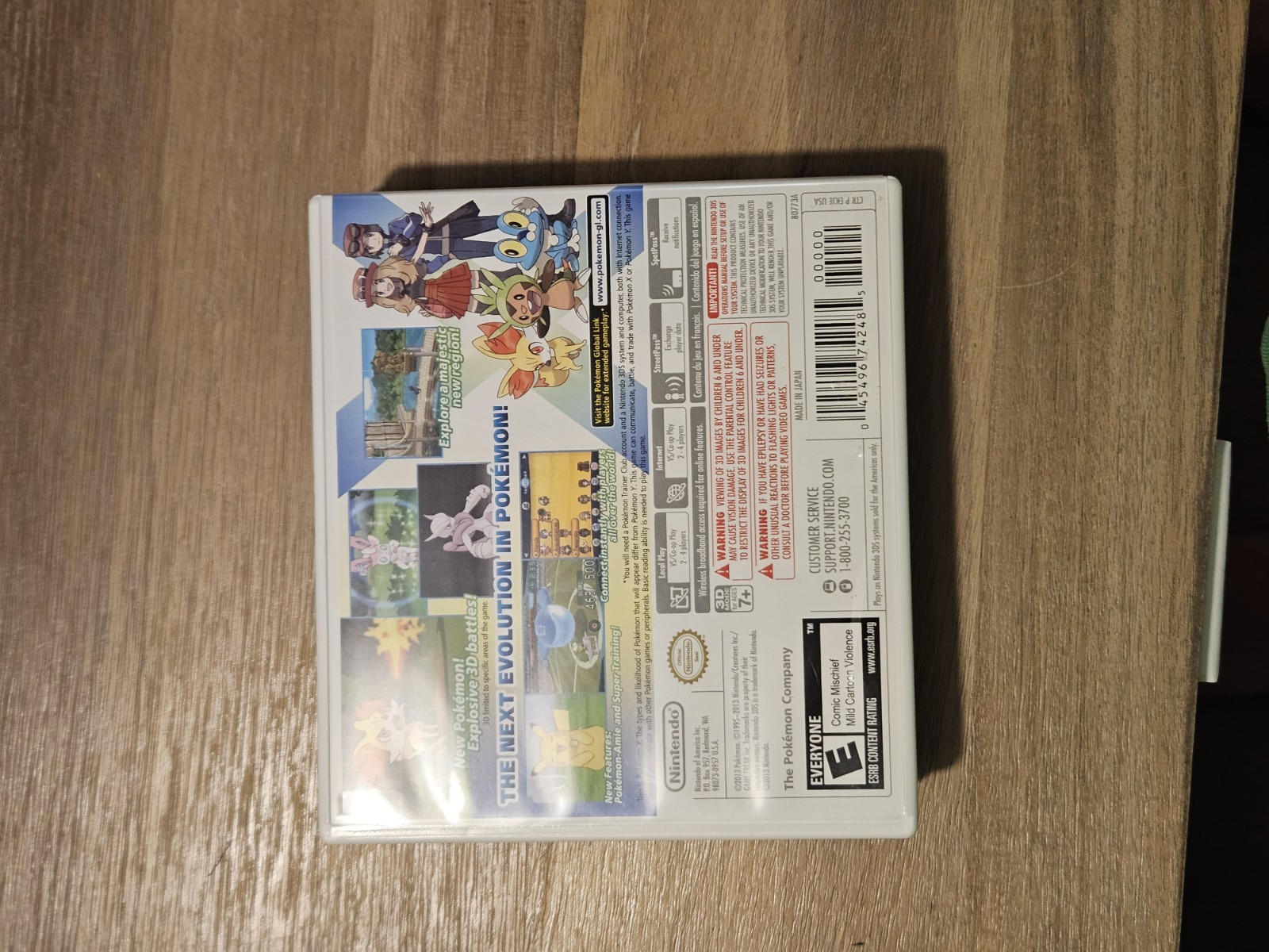 Pokémon X CIB for Nintendo 3DS – Rated E (Everyone)