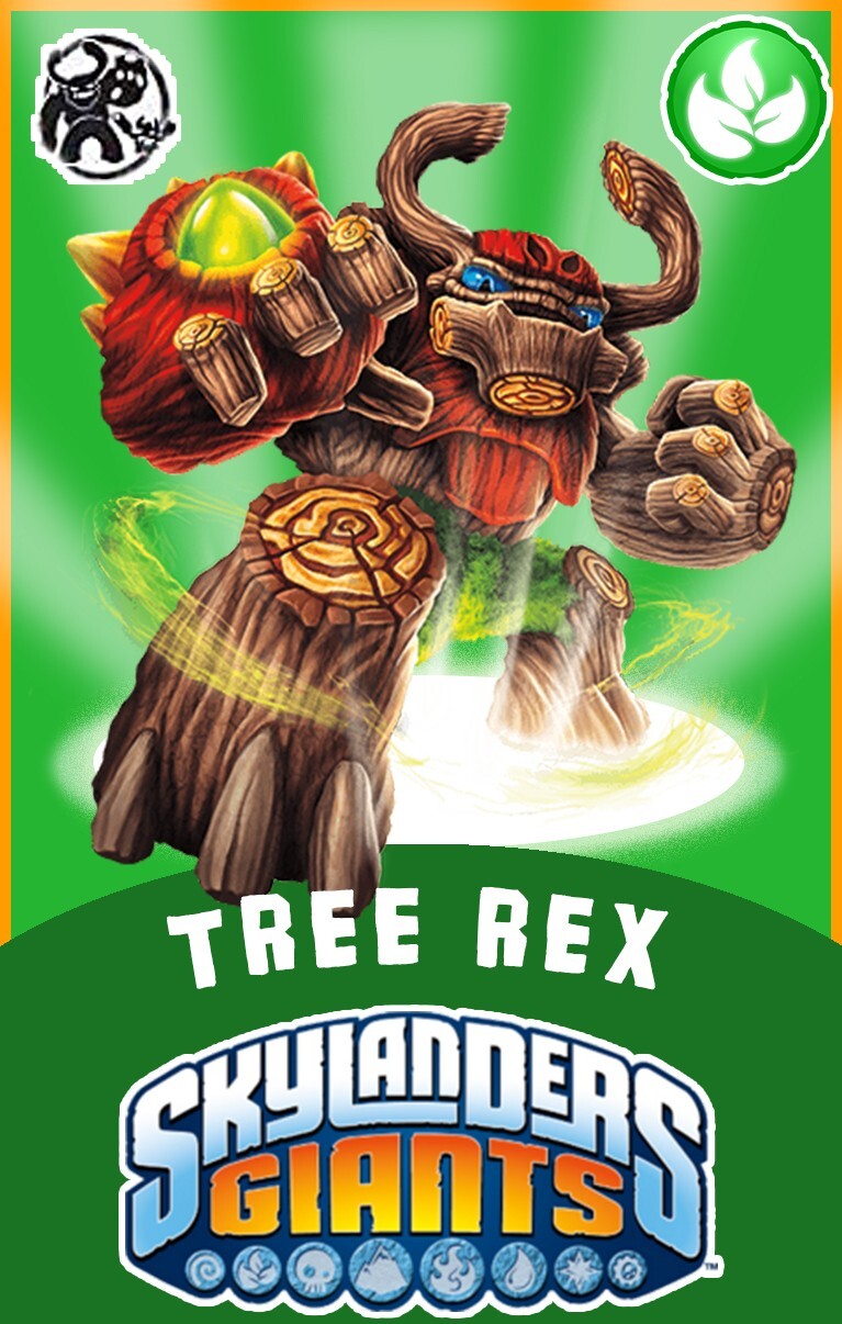 Skylanders Giants Tree Rex NFC Card FREE SHIPPING