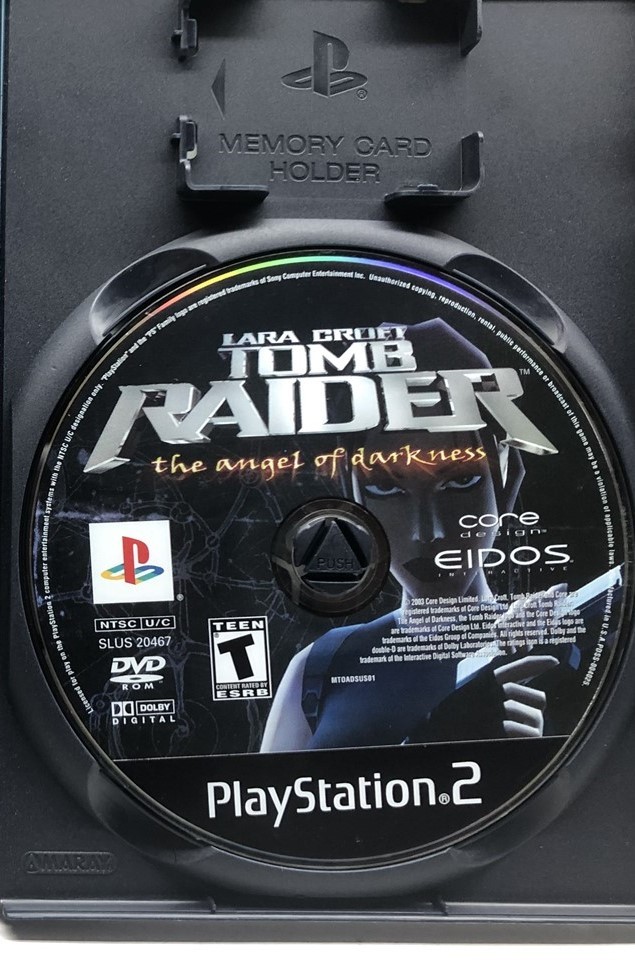 Lara Croft: Tomb Raider The Angel of Darkness (PlayStation 2, 2003) Clean Tested