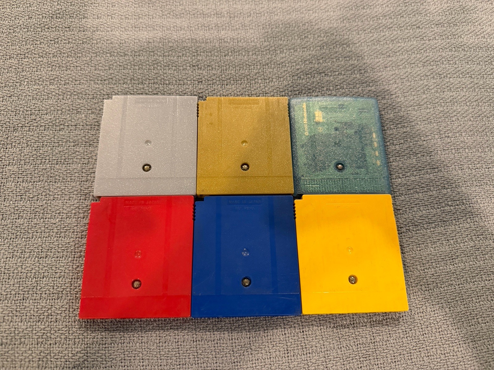 Pokemon Gameboy Color Collection Multiple Games/ Blue,Red,Crystal, Gold, Silver