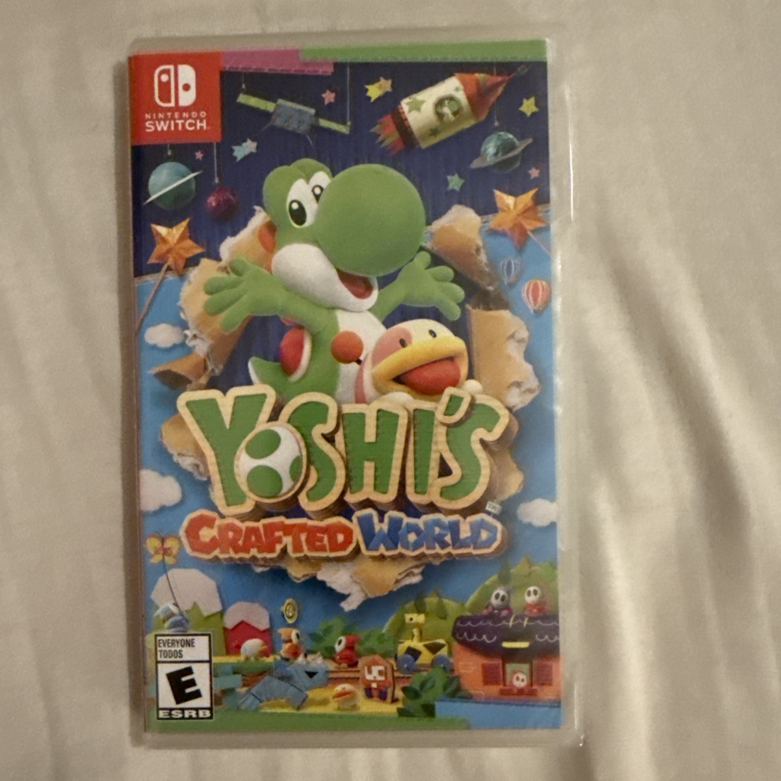 NINTENDO SWITCH YOSHI CRAFTED WORLD & MARO & SONIC OLYMPIC GAMES FACTORY SEALED
