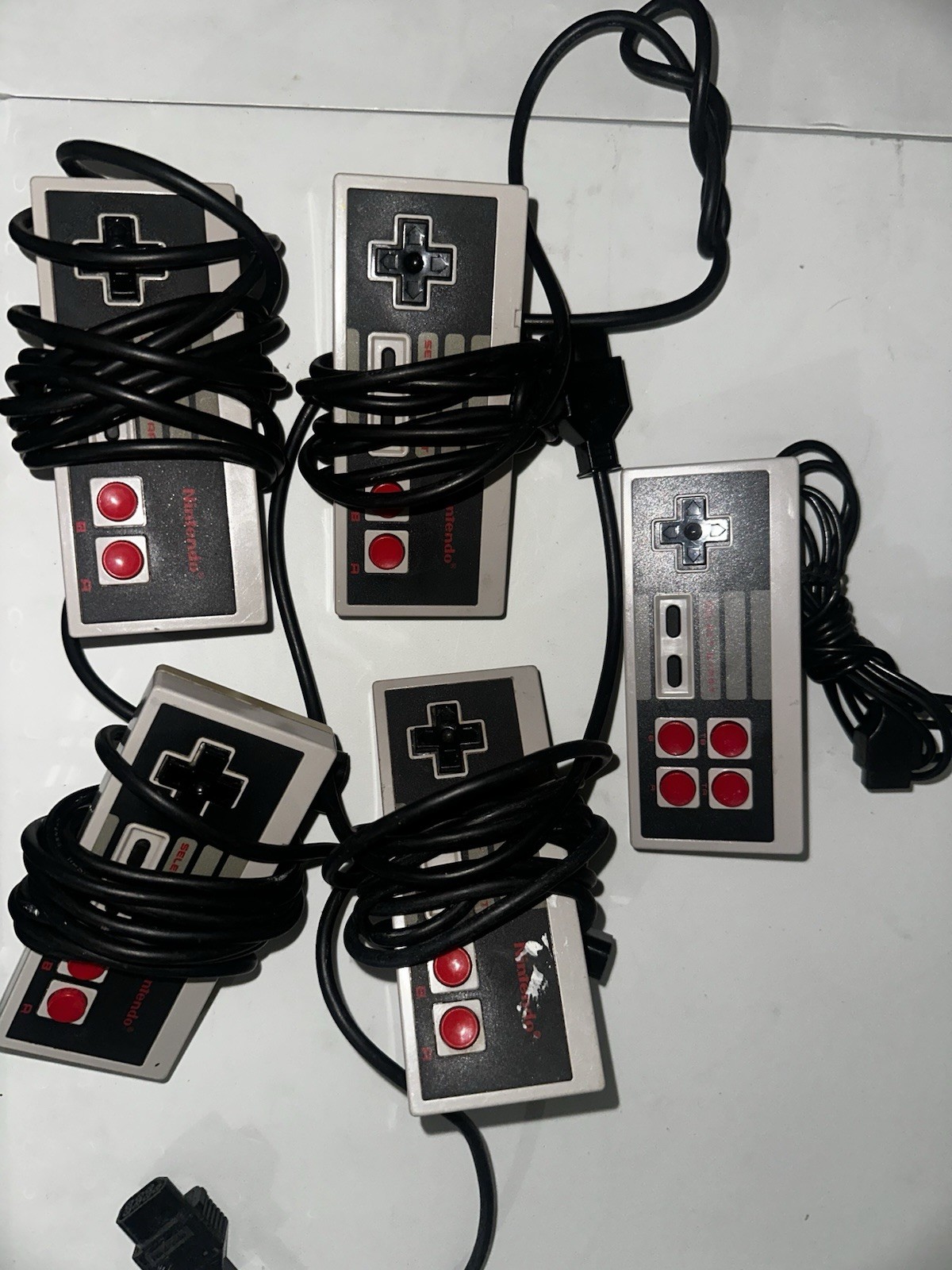 Nintendo NES Bundle Untested, Console, Controllers And 10 Games
