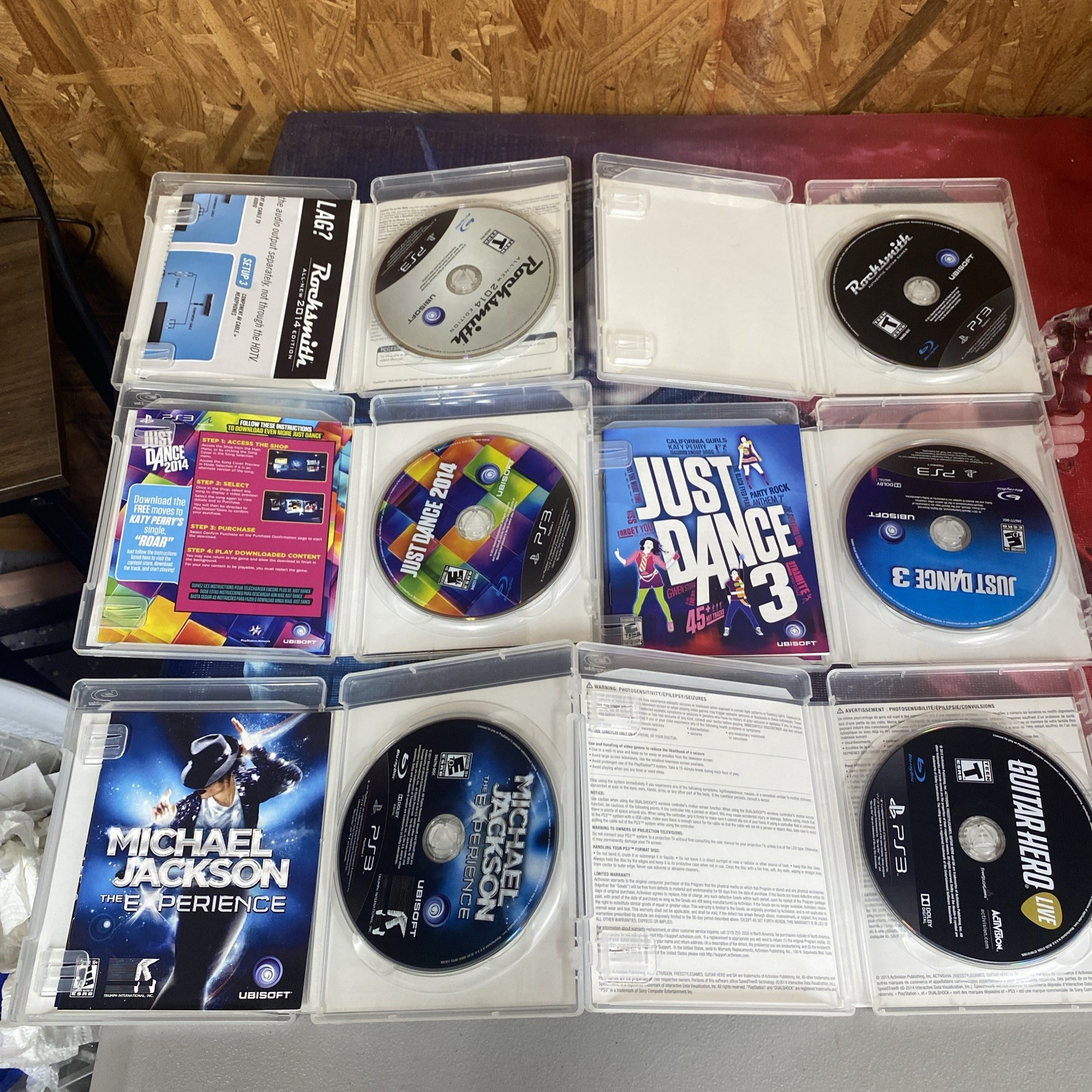 Michael Jackson: The Experience Just Dance Guitar Hero Rocksmith PlayStation 3