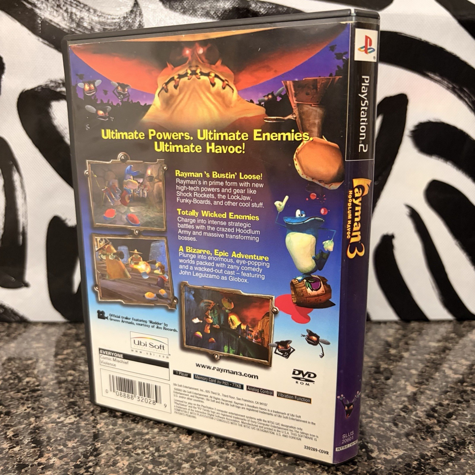 Rayman 3: Hoodlum Havoc PS2 CIB W/ Manual Tested Working