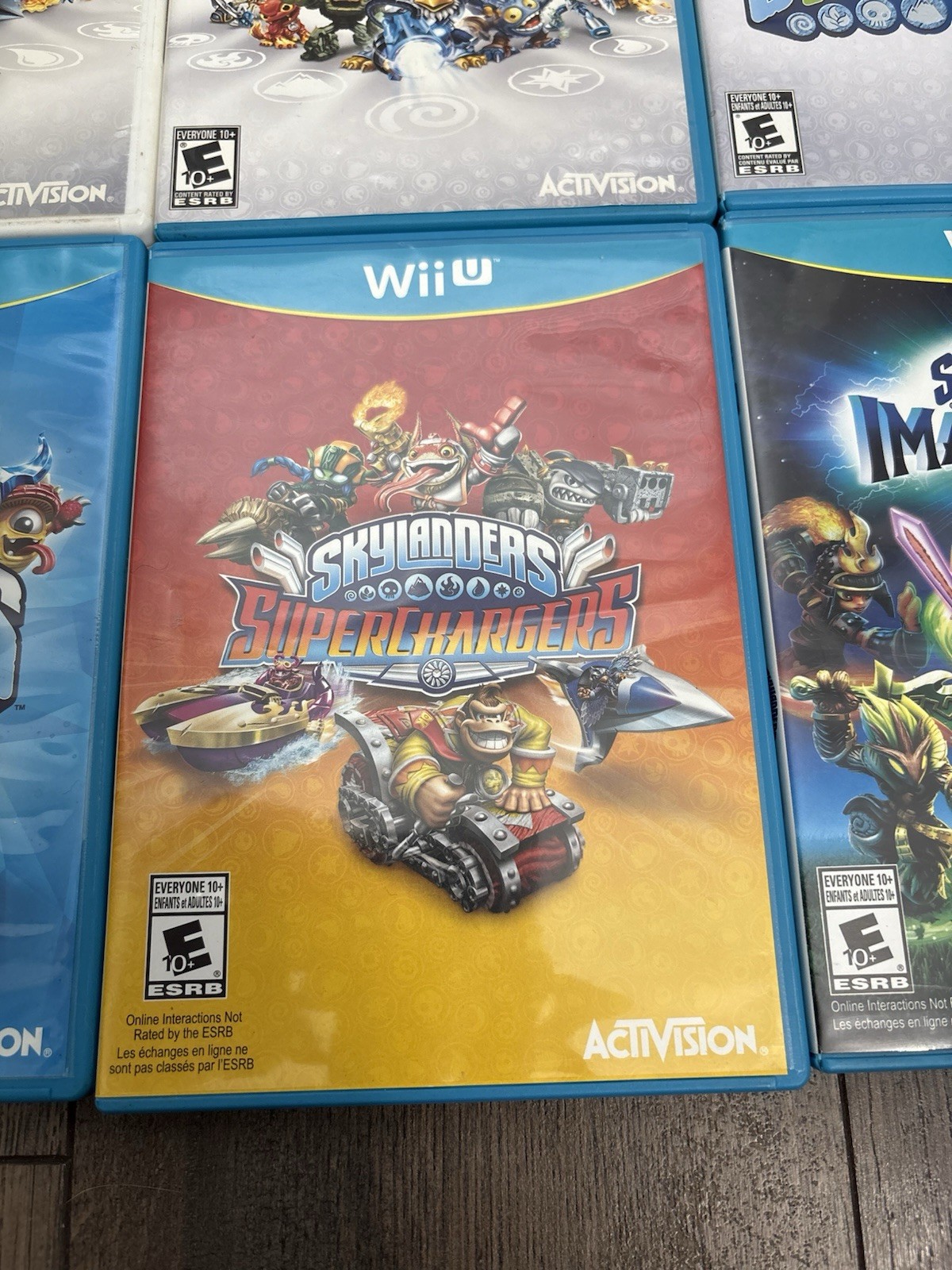Skylanders Wii U 6 Game Lot – Spyro, Giants, Swap Force, Trap Team, Imaginators