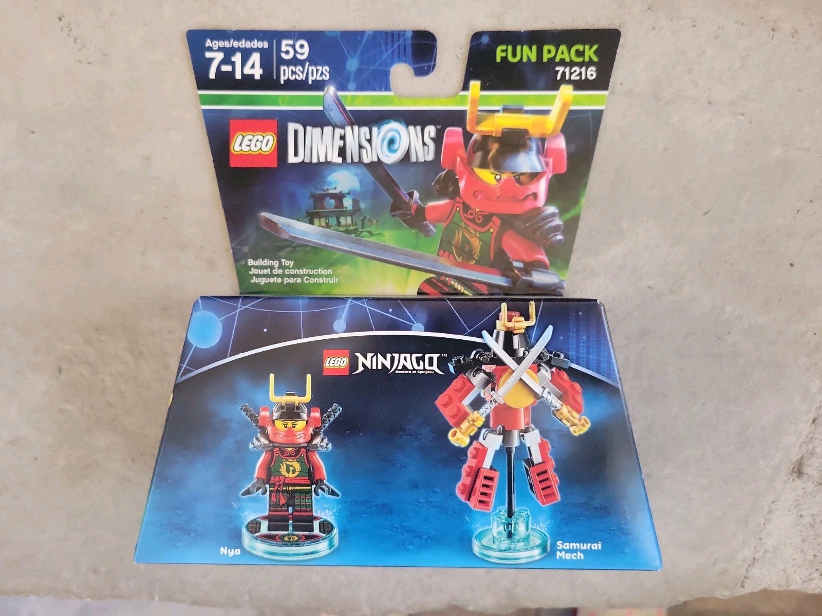 LEGO Dimensions Fun Pack 71216 Ninjago Nya with Samurai Mech 3-in-1 (2016)