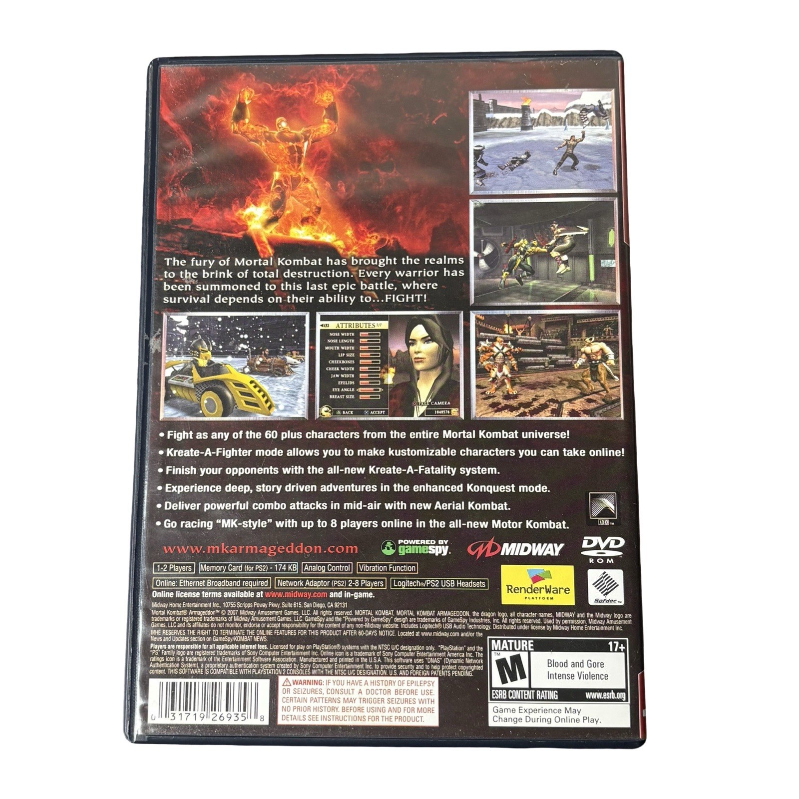 Mortal Kombat: Armageddon ( Sony PlayStation 2) PS2 Greatest Hits Complete CIB