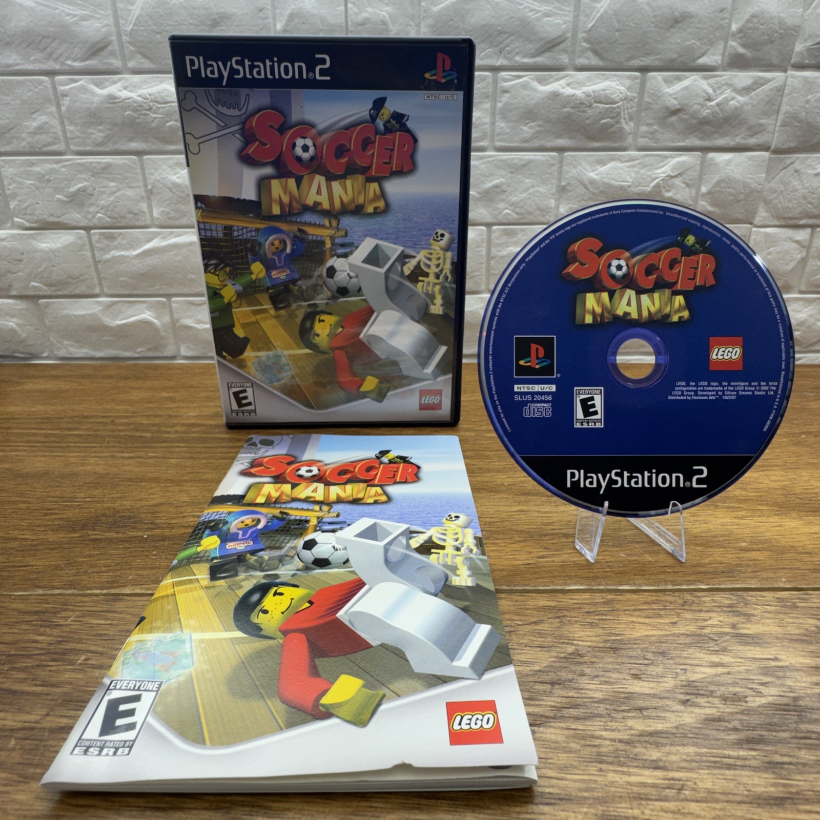 Soccer Mania (Sony PlayStation 2, 2002) CIB w/Manual & Reg Card Tested Working