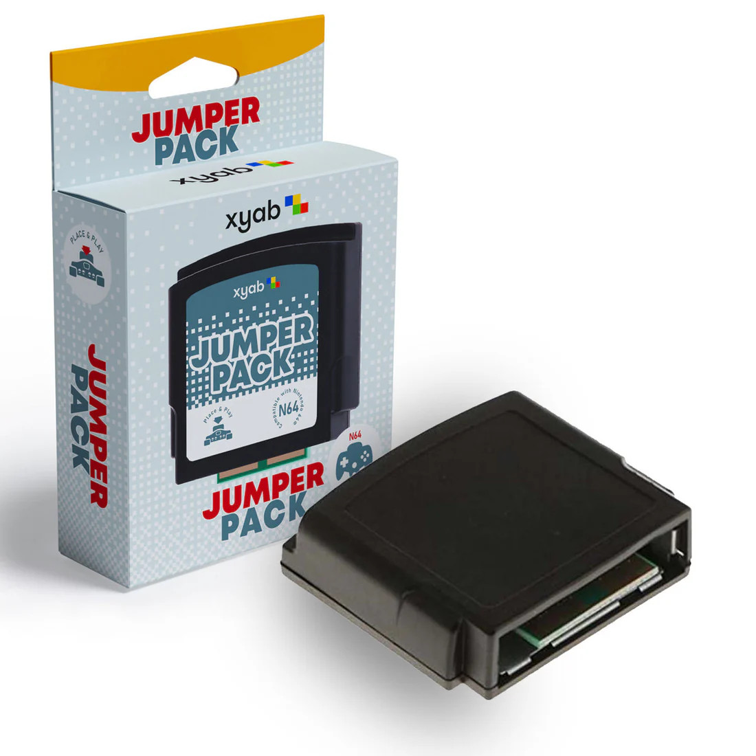 XYAB Jumper Pak for Nintendo 64 Console – Memory Expansion Insert Pack Brand New
