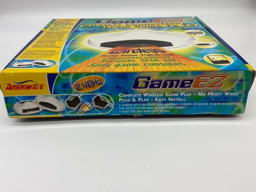 Ameriwave Game EZ Wireless Connection To TV. Audio/Video Signal Link Plug N Play