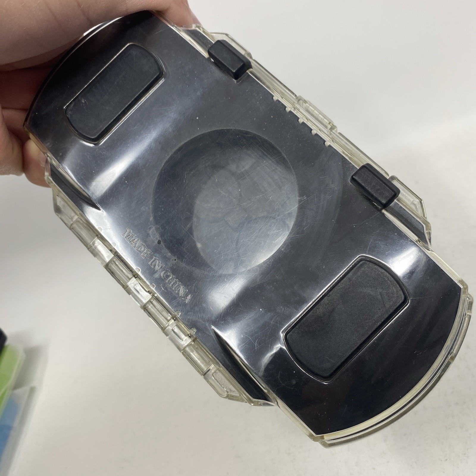 Sony PlayStation Portable PSP Hard Shell Travel Carrying Case Clear For PSP-1001